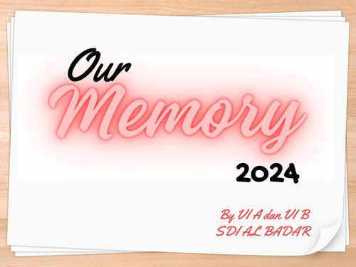 Book Creator | Our Memory
