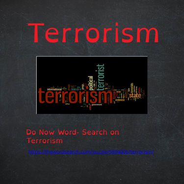 Book Creator | Terrorism