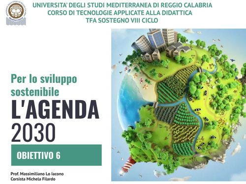 Book Creator | Agenda 2030, obiettivo n.6