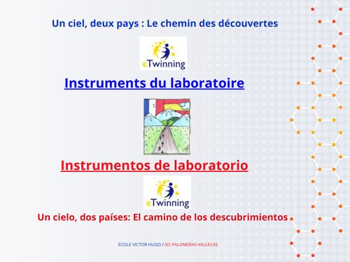 Instruments du laboratoire / Instrumentos de laboratorio