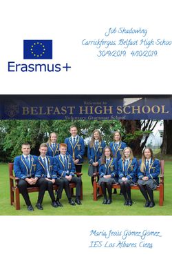 Job Shadowing, Carrickfergus, Belfast High School Erasmus+