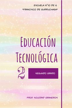 Educación Tecnológica 2do