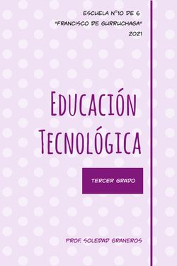 Educación Tecnológica 3ro