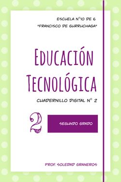 Educación Tecnológica 2do | Cuadernillo Nro. 2