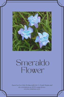 Book Creator Smeraldo Flower