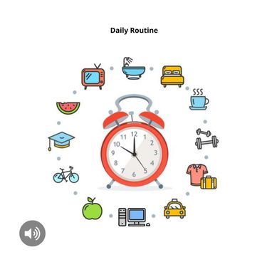 Book Creator | Daily Routine Vocabulary