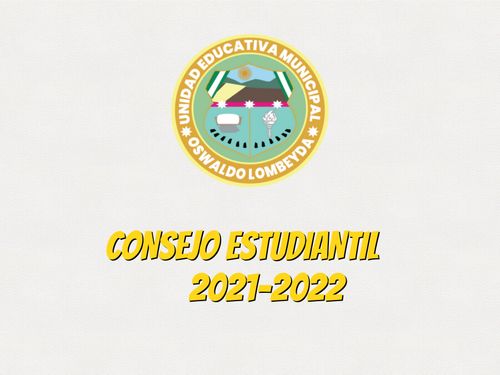 CONSEJO ESTUDIANTIL 2021-2022