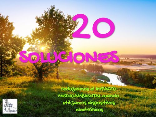 20 soluciones para el medio ambiente 