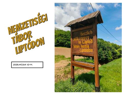 Nemzetiségi tábor Liptódon