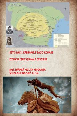 GETO-DACII. RĂZBOAIELE DACO-ROMANE