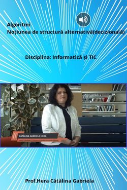 Structuri alternative(decizionale) In Scratch