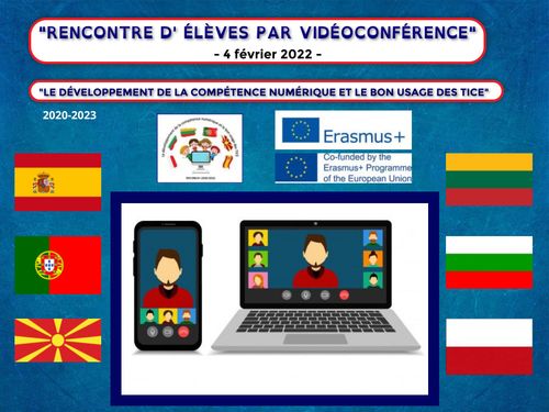VIDÉOCONFERENCE DES ÉLÈVES 4 FÉVRIER 2022