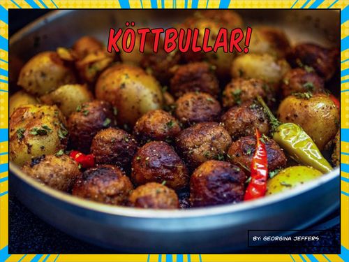 Köttbullar Lesson Idea