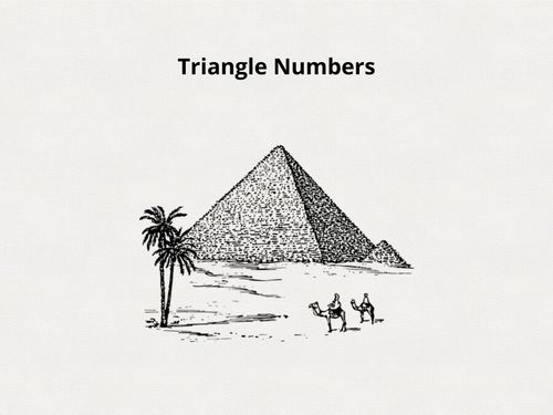 Book Creator | Triangle Numbers