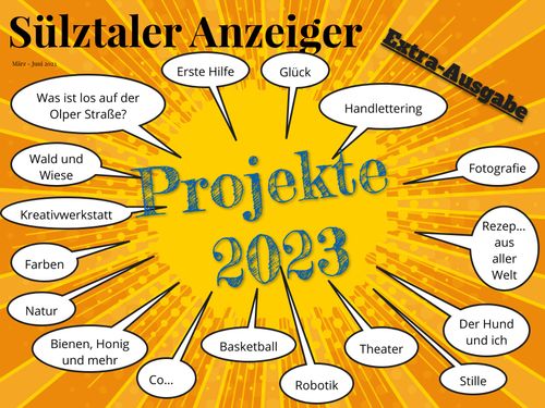 Sülztaler Anzeiger Extra-Ausgabe Projekte 23