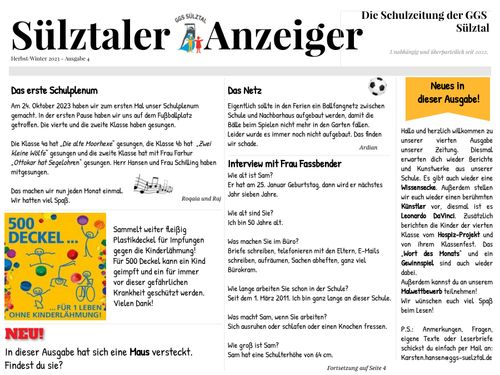 Sülztaler Anzeiger Nr. 4