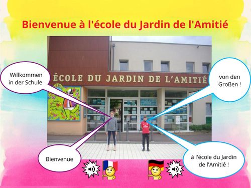 Bienvenue à l'école du Jardin de l'Amitié