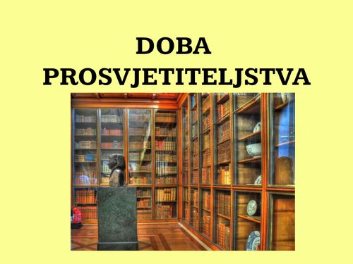 Book Creator | Doba prosvjetiteljstva
