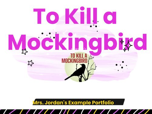 Book Creator | To Kill a Mockingbird Example Portfolio