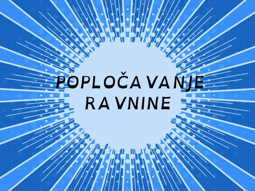 Poploavanje ravnine 