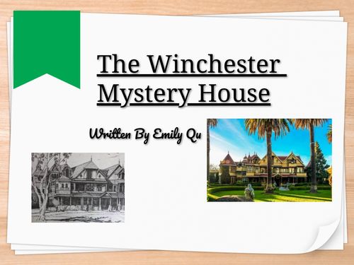 Book Creator | The Winchester Mystery House