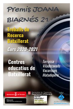 Premis Joana Biarnés TR 2021