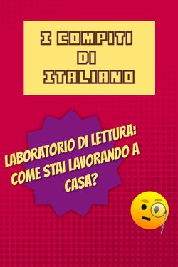 Il laboratorio di lettura a casa