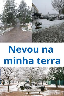 Nevou na minha Terra