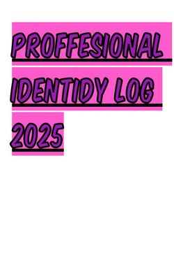 Book Creator | Professional Identity Log