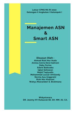 Book Creator | Manajemen dan Smart ASN