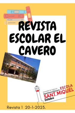 REVISTA ESCOLAR EL CAVERO