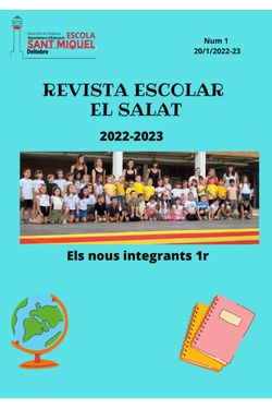 REVISTA ESCOLAR EL SALAT