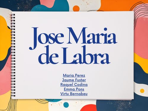 Book Creator | JOSE MARIA DE LABRA