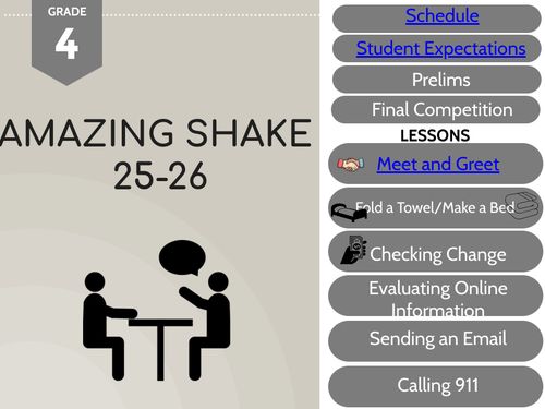 4th Grade Amazing Shake
