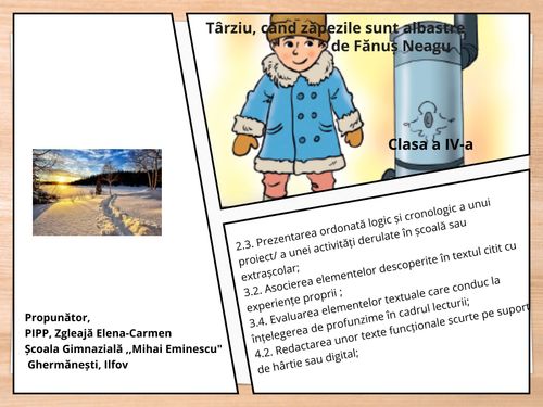 Târziu, când zăpezile sunt albastre, de Fănuș Neagu