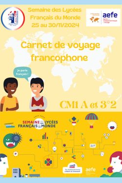 Carnet de voyage francophone