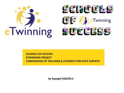 COMPARISON OF TEACHERS & STUDENTS PRE-POST SURVEYS