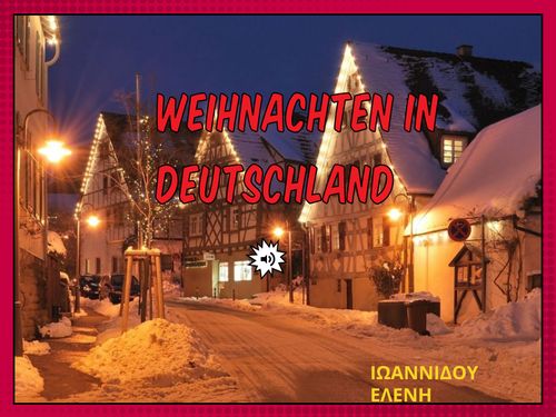 WEIHNACHTEN IN DEUTSCHLAND