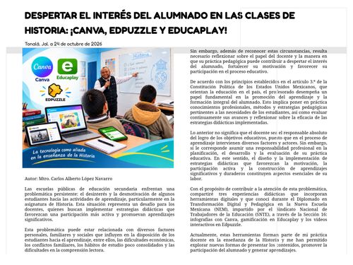 Book Creator | DESPERTAR EL INTERÉS DEL ALUMNADO EN LAS CLASES DE ...
