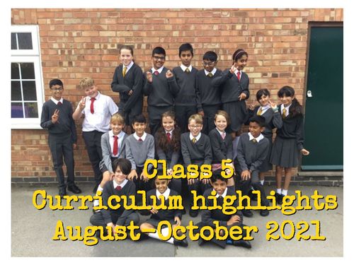 Curriculum highlights August-October 2021