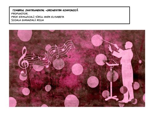 Book Creator | Timbrul instrumental -orchestra