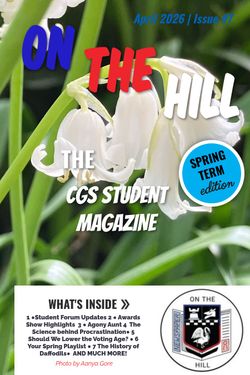 On The Hill: Spring Edition 2026