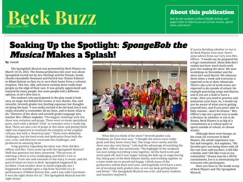 The Beck Buzz - Spring Issue 2025