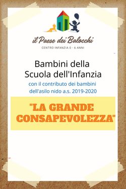 LA GRANDE CONSAPEVOLEZZA