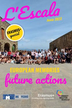 European Memories, Future Actions