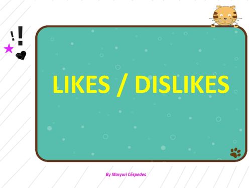 Book Creator | Likes and Dislikes