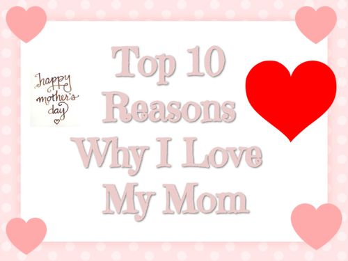 Book Creator | Top 10 Reasons Why I Love My Mom