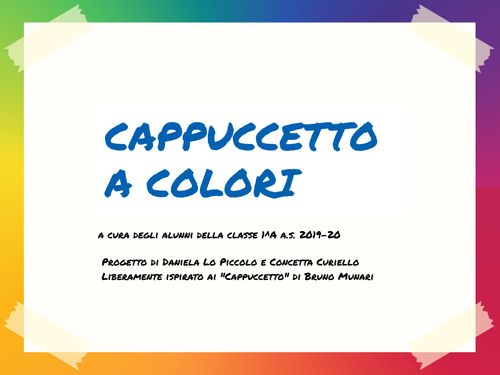 Cappuccetto a colori