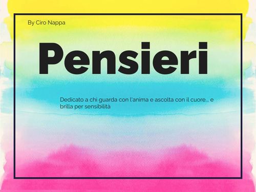 Book Creator PENSIERI in movimento