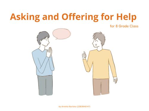 Book Creator | Asking and Offering Help